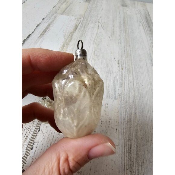 Antique Mercury glass star flower ornament glass Xmas tree - Picture 8 of 12